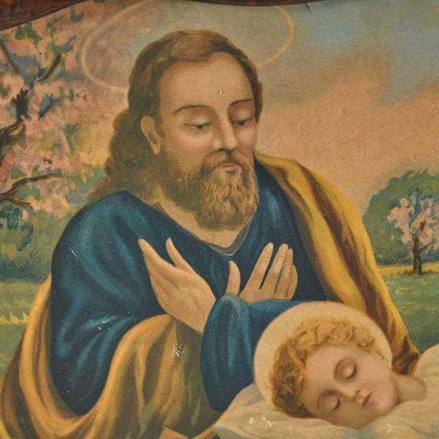 Unknown, Sacred Family, 2000s, Oil, in Good conditions. Designed from 2000