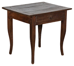 18th Century Spanish Provincial Oak Side Table