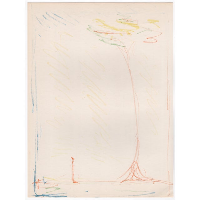 Postmodern Alberto Giacometti, The Street / The Tree, 1952, Lithograph For Sale - Image 3 of 3