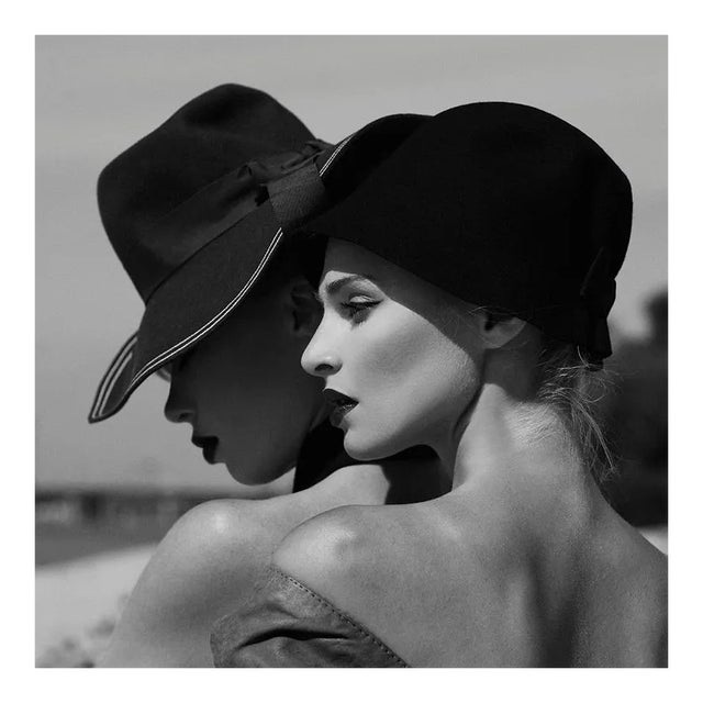 Dasha & Mari, Models in Hats, Limited Edition, 2019 For Sale