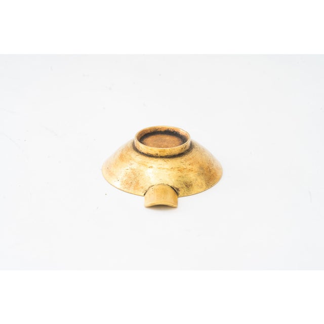Vintage Ashtray in Brass, 1950s For Sale - Image 4 of 5