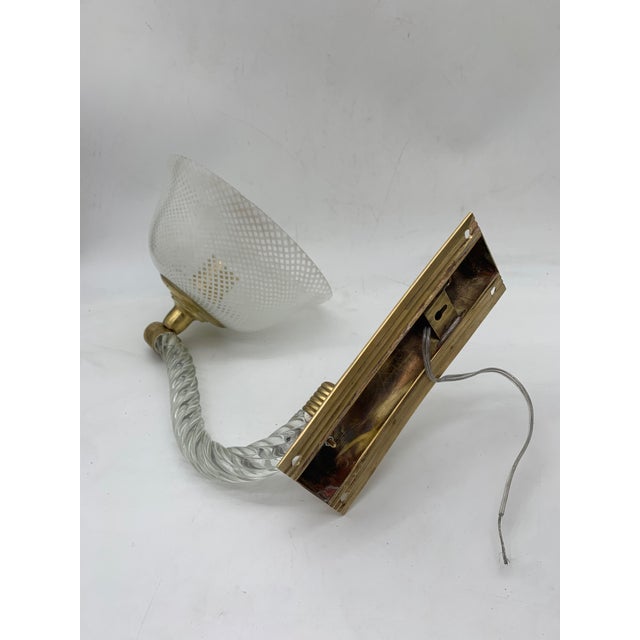 Wall Lamps attributed to Venini, Italy, 1950s, Set of 2 For Sale - Image 3 of 7