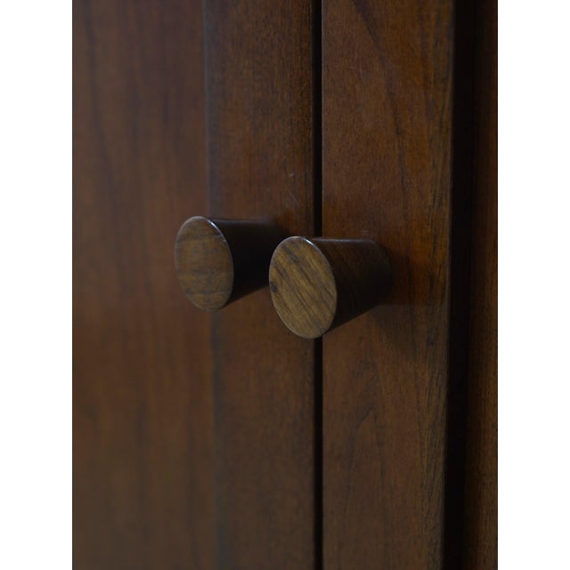 Wood Stickley Mission Cherry Tv Entertainment Unit Armoire For Sale - Image 7 of 16