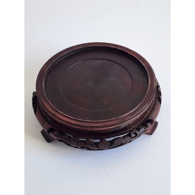 Vintage Cloisonne Bowl on Stand For Sale - Image 10 of 11