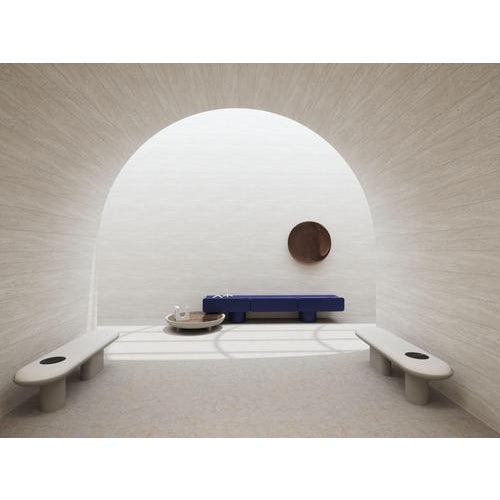 Marte3 Low Sideboard with Three Drawers with and Round Legs by Ultramobili For Sale - Image 6 of 12