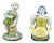 19th Century Hungarian Anabaptist Majolica Ceramic Peasant Women from Stomfa Haban, Set of 2 For Sale