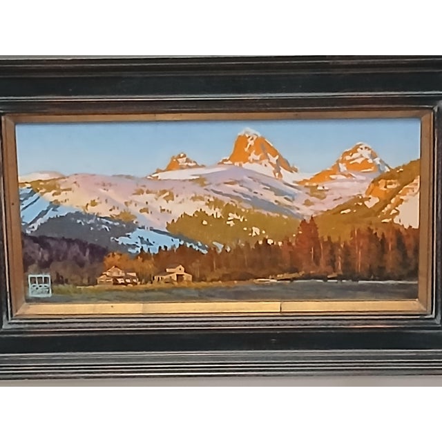 Allen Brockbank, Signed & Framed Oil Painting For Sale - Image 4 of 5