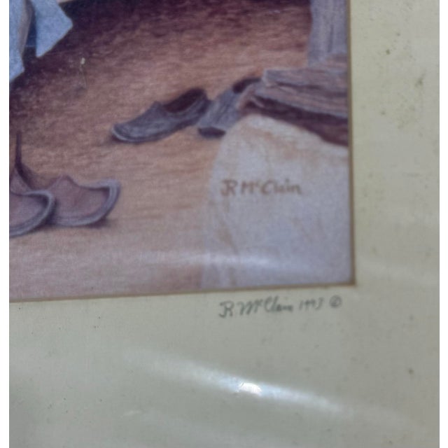 1990s R.M Clain 1993 Lithograph Signed 2/250 For Sale - Image 5 of 5
