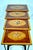 20th Century Sheraton Style Nesting Table Set in Mahogany For Sale - Image 4 of 7