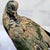 1970s Vintage Toyo Japan Cast Bird Sculptures – Verdigris Pigeon Dove Pair, Heavy Decorative Figurines For Sale - Image 5 of 10