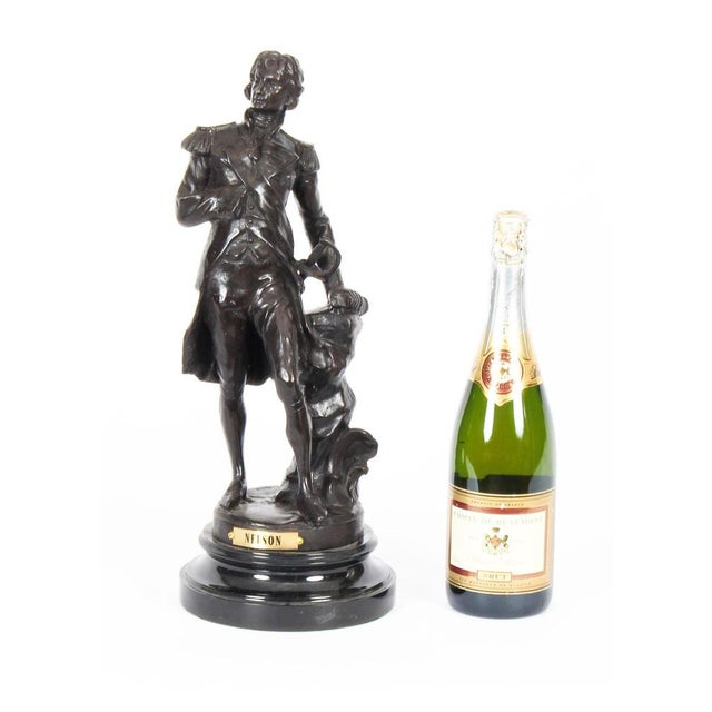 Vintage Bronze Sculpture of Nelson, 20th Century For Sale - Image 13 of 15