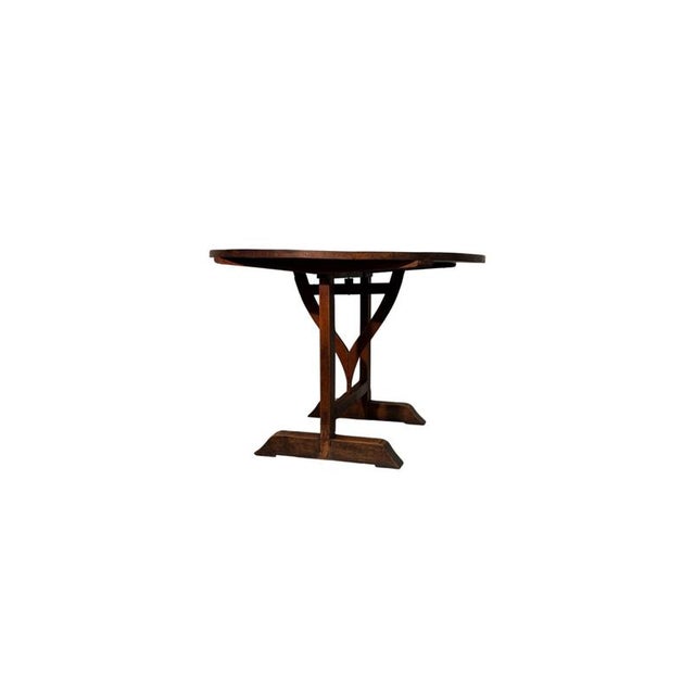 Vintage Walnut Vineyard Table, 1900s For Sale - Image 4 of 5