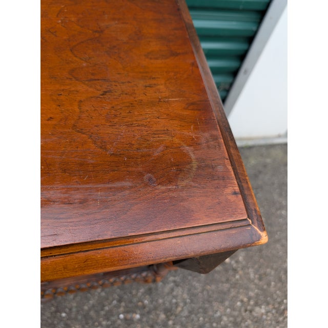 Vintage Early 20th Century Jacobean Style Walnut Sideboard Buffet Credenza For Sale - Image 10 of 12