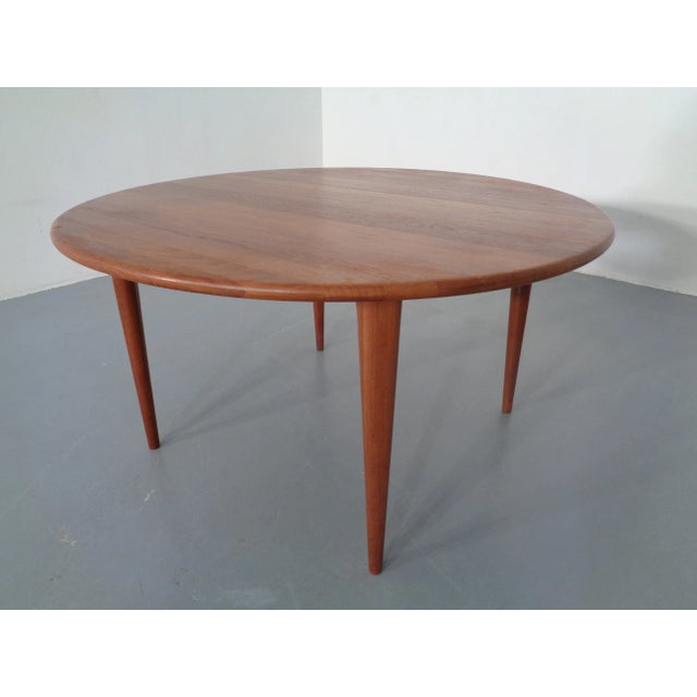 Danish Solid Teak Coffee Table from A/S Mikael Laursen, 1960s For Sale - Image 14 of 14