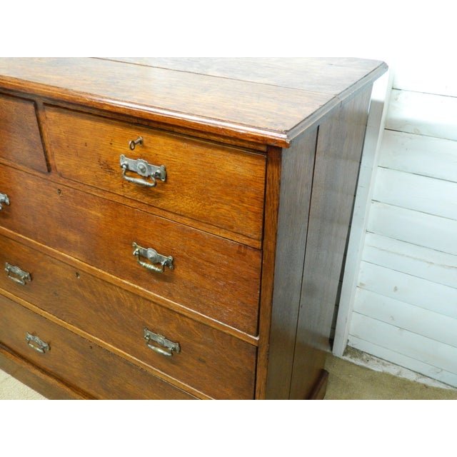 Victorian Oak Chest of Drawers For Sale - Image 18 of 18