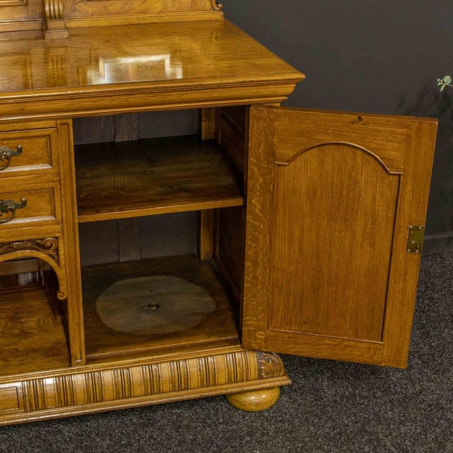 Victorian Pollard Oak Sideboard For Sale - Image 13 of 18