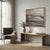 Gray What Lingers, Contemporary Abstract Landscape Oil Painting, Framed by Sophie Dumont For Sale - Image 8 of 8