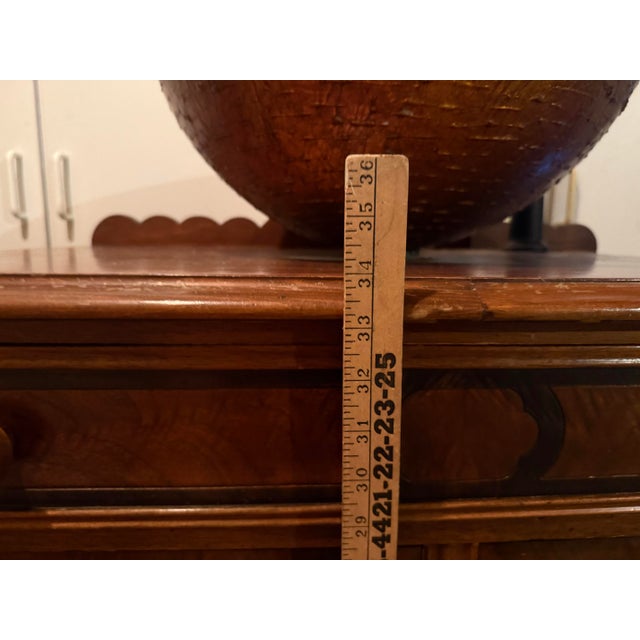 Chestnut 1990s Queen Anne Style Vessel Sink Cabinet For Sale - Image 8 of 11