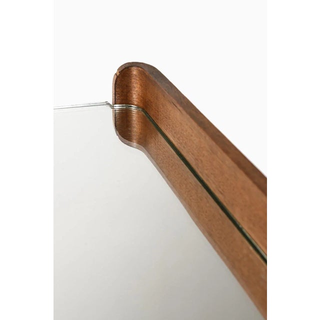 Vintage Dressing Table in Walnut and Glass by Josef Frank, 1950s For Sale - Image 9 of 10