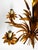 Gold Vintage Gold-Plated Metal Chandelier from Hans Kögl, 1970s For Sale - Image 8 of 18