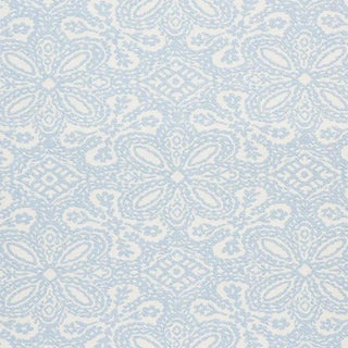 Schumacher Hardwick Fabric in Sky For Sale