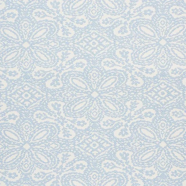 Schumacher Hardwick Fabric in Sky For Sale