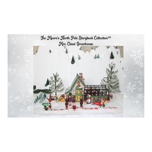 Mrs. Claus’ Greenhouse Diorama – Moore’s North Pole Storybook Collector’s Edition With Signed Book & Coa For Sale