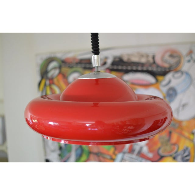 Space Age UFO Pendant Lamp, 1970 For Sale - Image 4 of 15