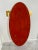 Metal Vintage Italian Oval Wall Mirror 1960s For Sale - Image 7 of 9