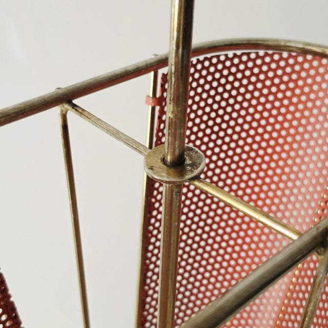 Mid-Century Modern Umbrella Stand in the style of Mathieu Matégot, France, 1950s For Sale - Image 14 of 17
