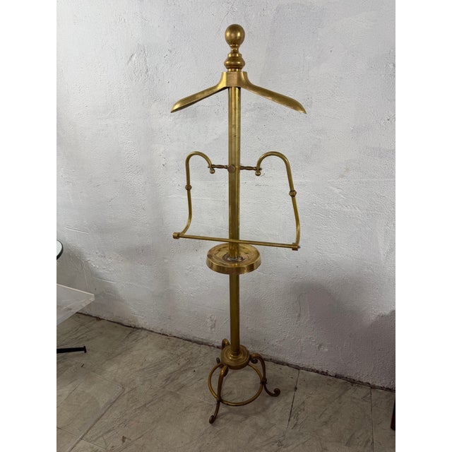 1960s Vintage Store Display Brass Valet For Sale - Image 5 of 11