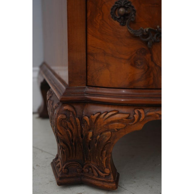 Vintage Walnut Georgian Style High Chest For Sale - Image 11 of 16