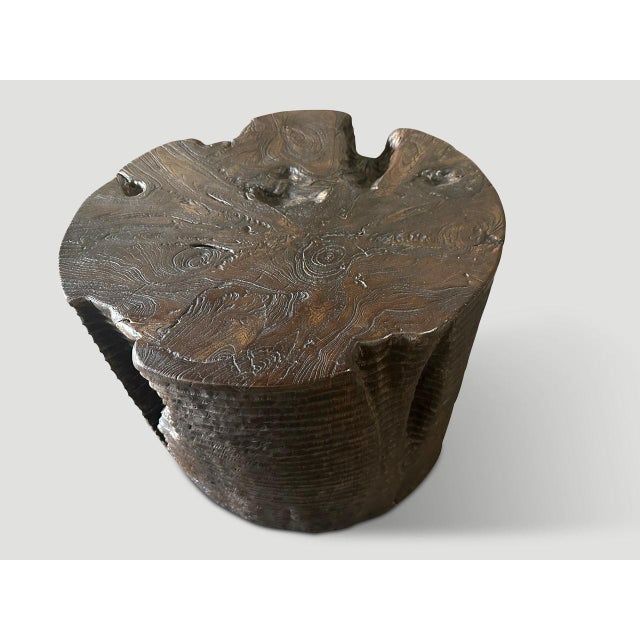 2010s Andrianna Shamaris Magnificent Teak Wood Table For Sale - Image 5 of 5