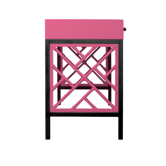 Not Yet Made - Made To Order Chippendale Writing Desk - Pink For Sale - Image 5 of 9