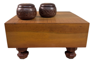 Vintage Japanese Go Set, 1960, Set of 3