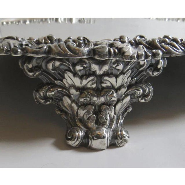 Sheffield English Old Sheffield Fused Plate Tray Footed c 1810 For Sale - Image 4 of 9