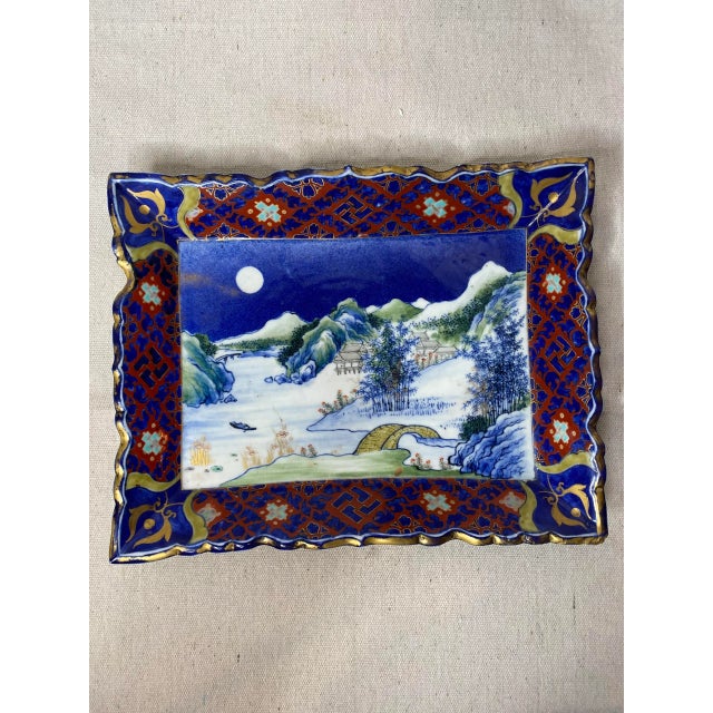 Antique Japanese Imari Ceramic Dish For Sale - Image 13 of 13