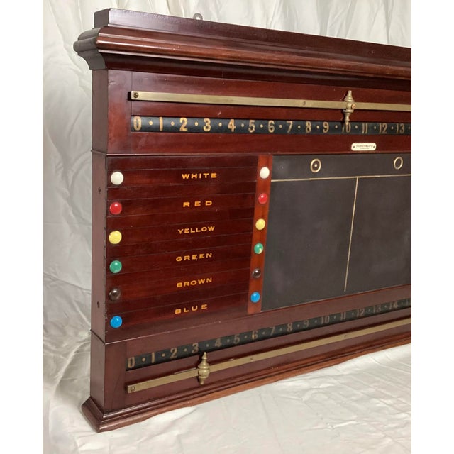 アンティーク ビンテージ スコアボード antique scoreboard A LATE VICTORIAN OAK JOHN TAYLOR & SON LTD EDINBURGH SNOOKER