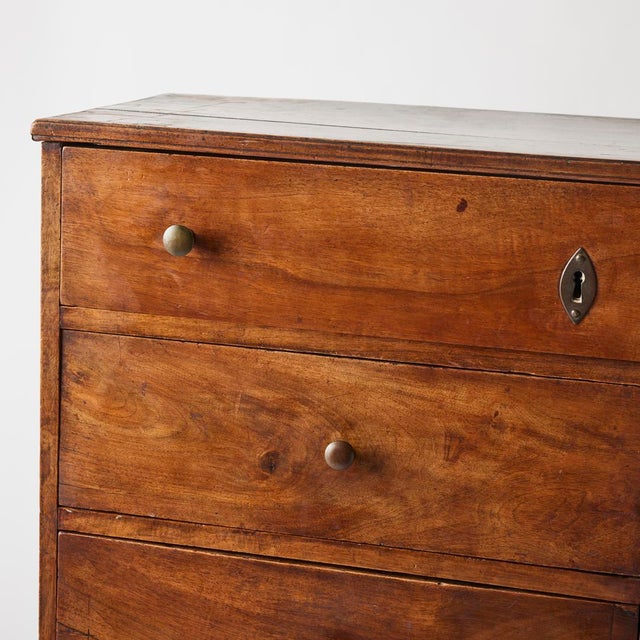 Antique French Walnut Cabinet, 19th Century For Sale - Image 4 of 11