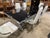 Sleek, modern, and effortlessly sophisticated, this Coaster dining set pairs a striking black glass tabletop with six...