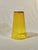 Mid-Century Modern Large Vintage Mid Century Attributed to Blenko Hand Blown Art Glass Vase Yellow With Honey-Gold Tones For Sale - Image 3 of 12
