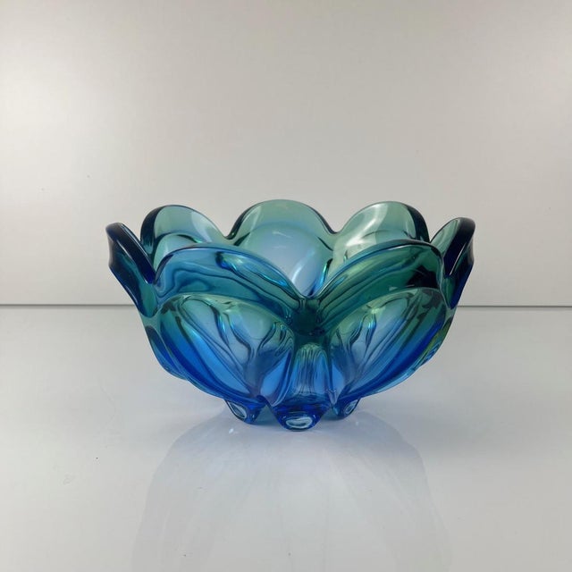 Large Vintage Murano Glass Bowl, 1960 For Sale - Image 10 of 10