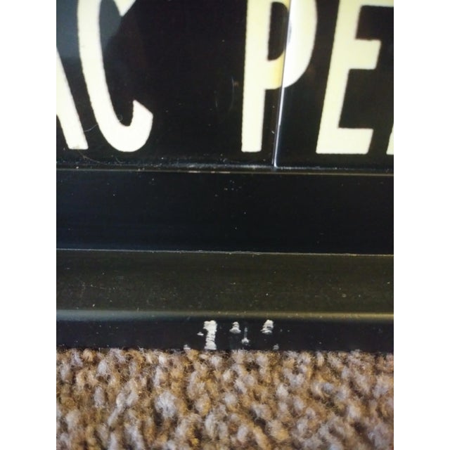 Black wood framed, 1907 replica, Pellisson Pere & Co. Cognac Advertisement Painted Tile Squares make a perfect match for...