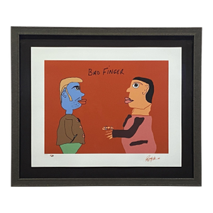 Ringo Starr of the Beatles Signed Artwork