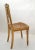 Hollywood Regency Carved & Turned Gilt Wood Vanity Chair Hollywood Regency Woven Cane Seat Italy For Sale - Image 3 of 13