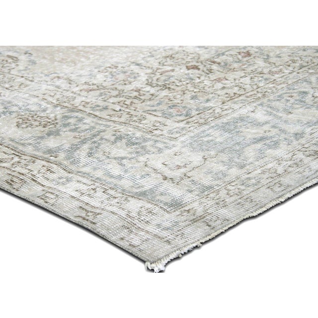 Traditional 1960s Turkish Oushak Rug For Sale - Image 3 of 6