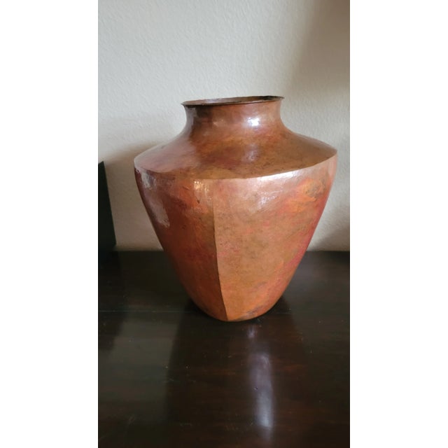 Vintage Copper Decorative Vase/Urn For Sale In Dallas - Image 6 of 12