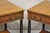Heritage Late 20th Century French Empire Cherry Wood Black Column 1 Drawer Lamp End Table by Heritage, Pair For Sale - Image 4 of 11