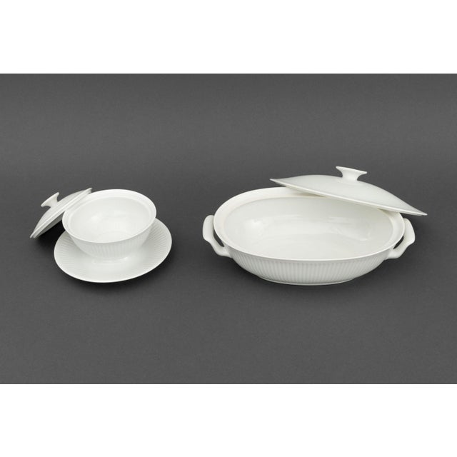Late 20th Century Royal Copenhagen Porcelain Partial Dinnerware Service - 45 pcs For Sale - Image 11 of 13