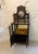 Wood Antique Edwardian Satinwood Inlaid Mahogany Display Cabinet with Mirror Back, 1900 For Sale - Image 7 of 12